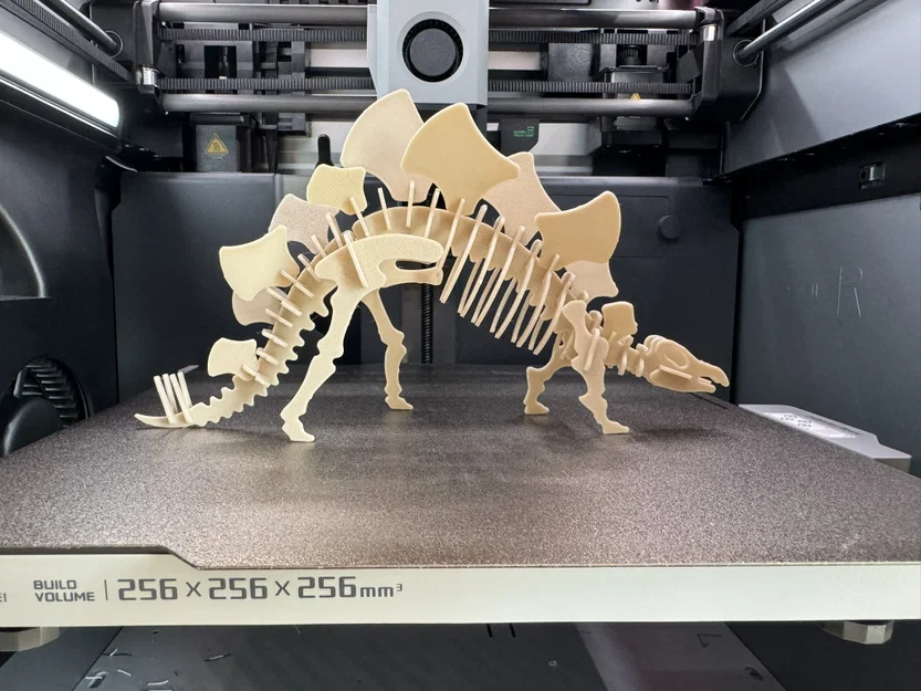 Thẻ Kit Card Xếp Hình 3D Stegosaurus - Image 3