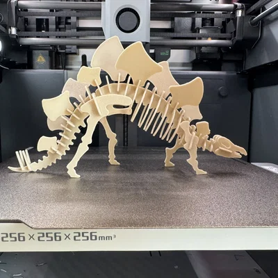 Thẻ Kit Card Xếp Hình 3D Stegosaurus