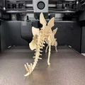 Thẻ Kit Card Xếp Hình 3D Stegosaurus - Thumbnail 4