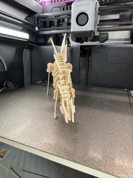 Thẻ Kit Card Xếp Hình 3D Stegosaurus - Image 6