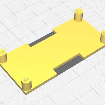 Đế gắn mạch RAK Wireless 19007 (Mounting Plate) - File in 3D