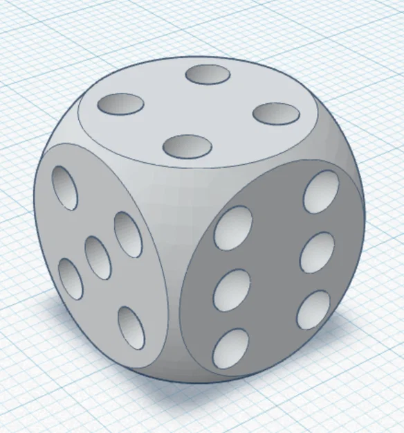 Mô hình xúc xắc 3D (dice) cổ điển - Dễ in, bền bỉ và đẹp mắt - Image 2