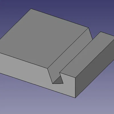 Chân đế điện thoại để bàn 3D in đơn giản và chắc chắn