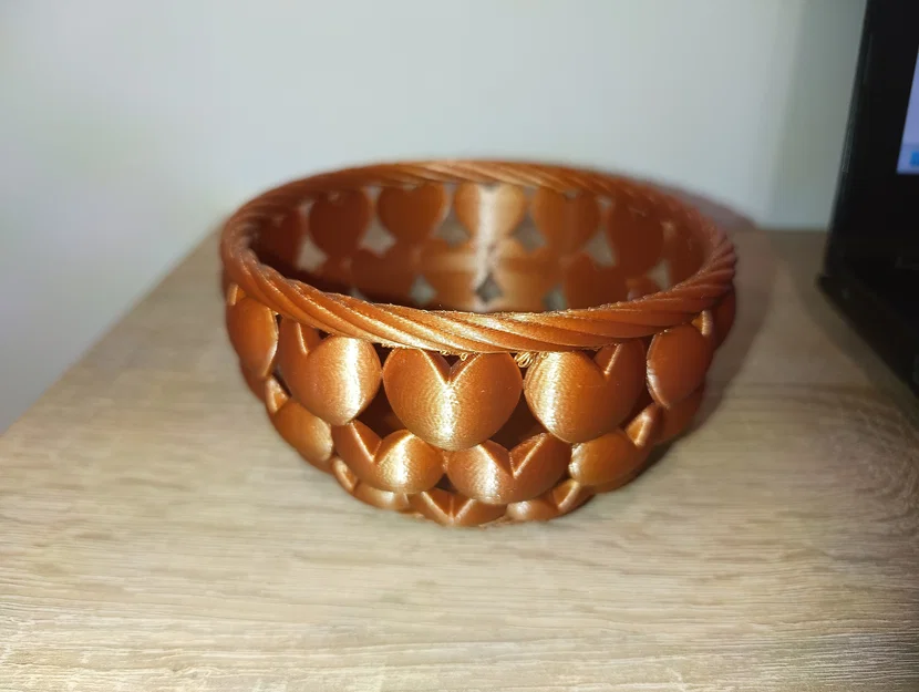 Giỏ đựng đồ 3D hình trái tim (Heart Bowl) xinh xắn - Image 2