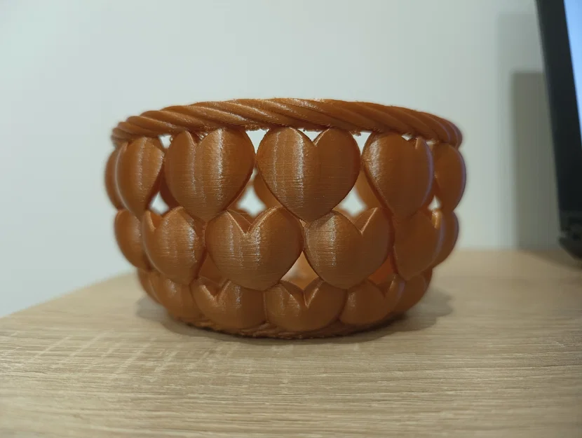 Giỏ đựng đồ 3D hình trái tim (Heart Bowl) xinh xắn - Image 3