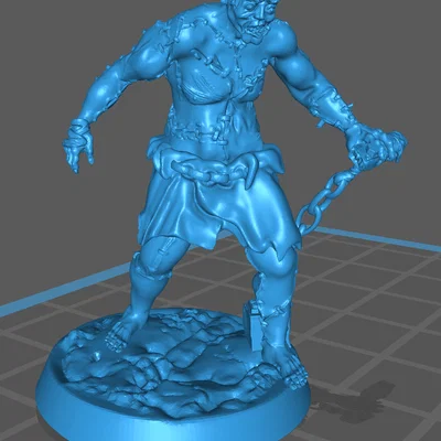 D&D Flesh Golem – Mô hình quái vật để in 3D
