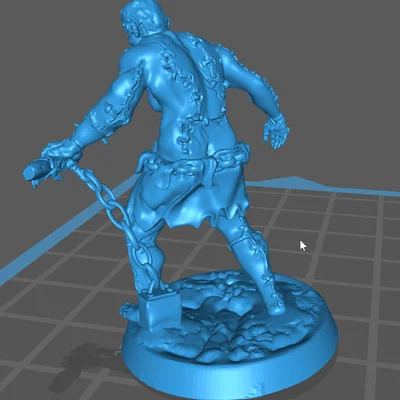 D&D Flesh Golem – Mô hình quái vật để in 3D