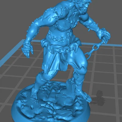 D&D Flesh Golem – Mô hình quái vật để in 3D