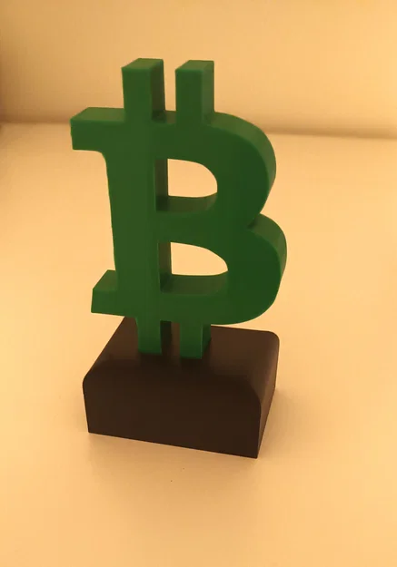 Mô hình tượng Bitcoin 3D đẹp mắt, dễ in cho bàn làm việc - Image 1