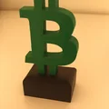 Mô hình tượng Bitcoin 3D đẹp mắt, dễ in cho bàn làm việc - Thumbnail 1