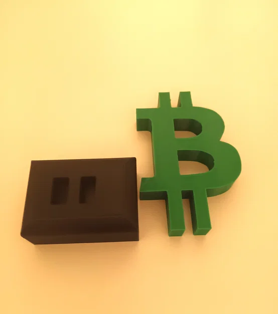 Mô hình tượng Bitcoin 3D đẹp mắt, dễ in cho bàn làm việc - Image 2
