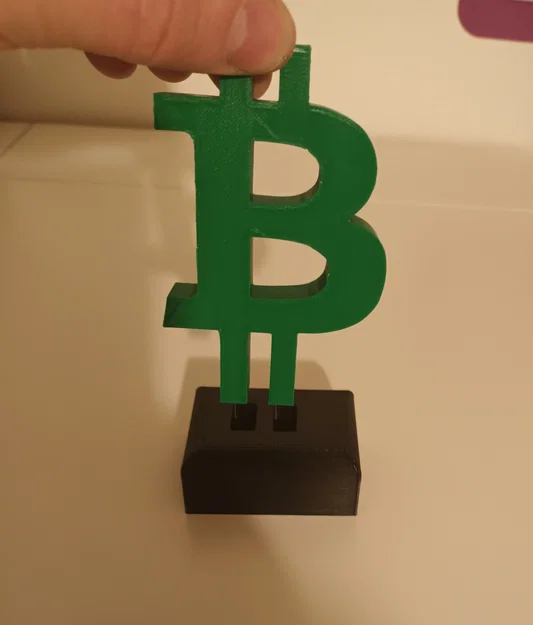Mô hình tượng Bitcoin 3D đẹp mắt, dễ in cho bàn làm việc - Image 3