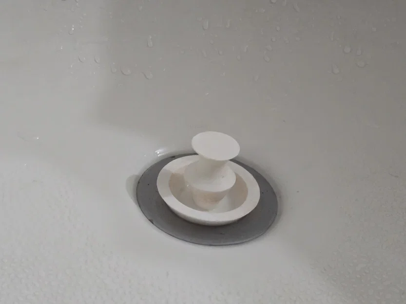 Tự in nút chặn bồn tắm (Bath tub plug) đơn giản và hiệu quả - Image 1