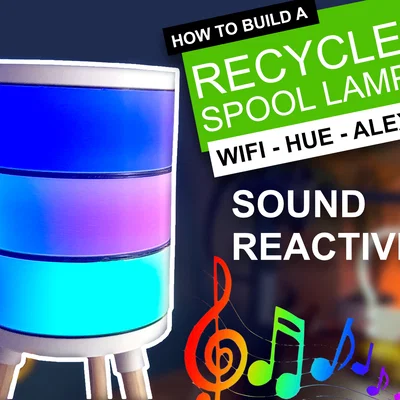 Làm Đèn SMART WiFi Từ Cuộn Filament Rỗng