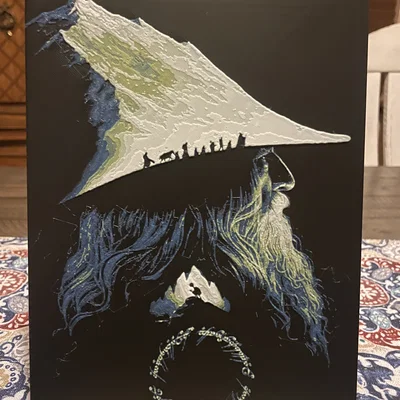 Hueforge - Chúa Tể Những Chiếc Nhẫn - Gandalf Mũ Núi