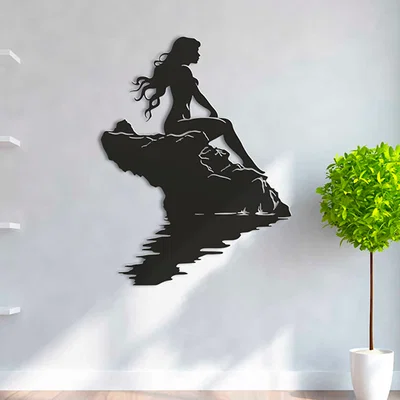 Mô hình trang trí tường Assol - Nàng tiên cá 3D nghệ thuật