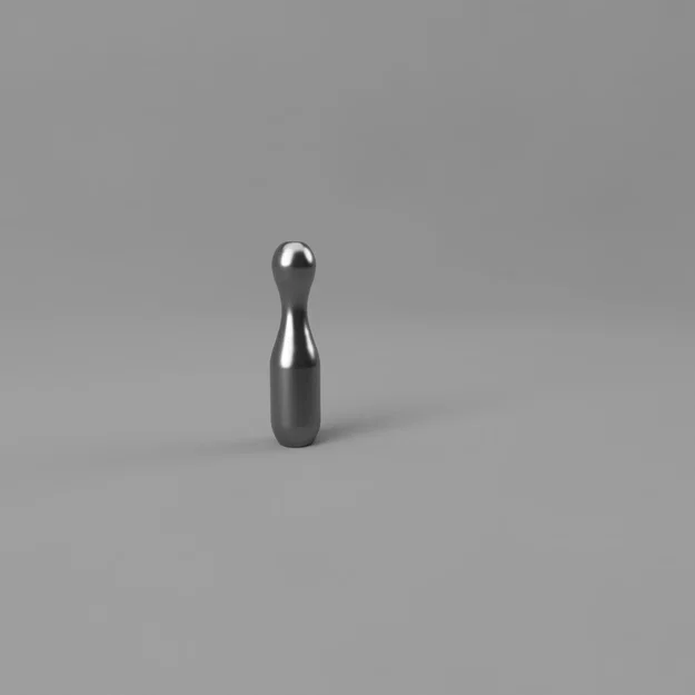 Mô hình con ki (Kegel Pin) in 3D cho bộ môn Bowling chín chốt - Image 3