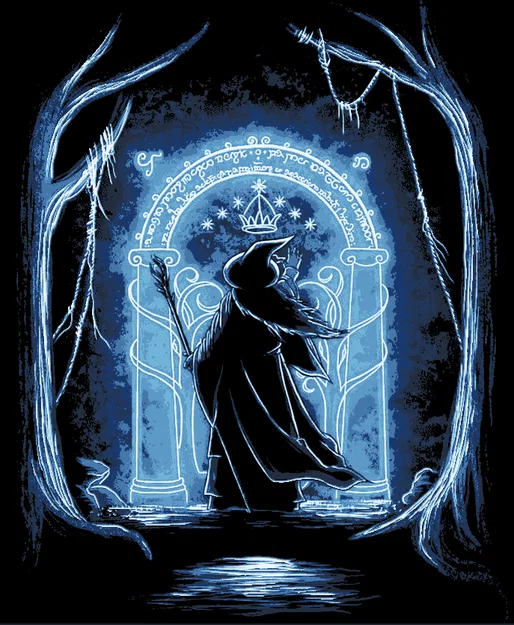Hueforge - Lord of the Rings - Mũ Núi của Gandalf - Image 1