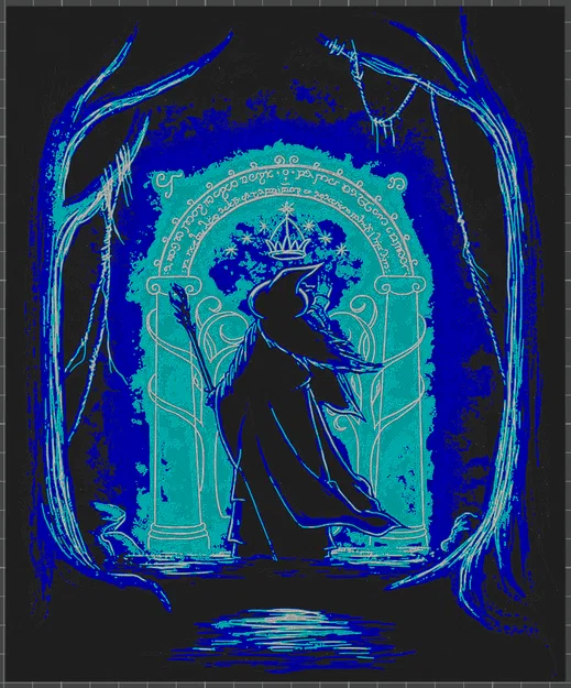 Hueforge - Lord of the Rings - Mũ Núi của Gandalf - Image 2