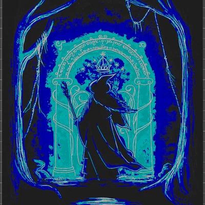 Hueforge - Lord of the Rings - Mũ Núi của Gandalf
