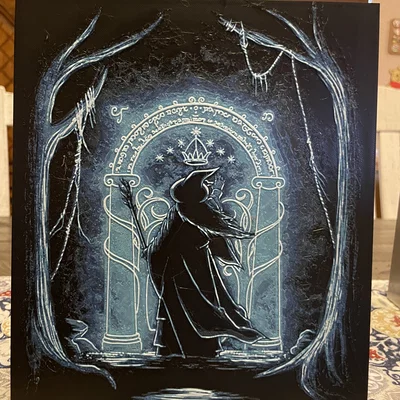 Hueforge - Lord of the Rings - Mũ Núi của Gandalf