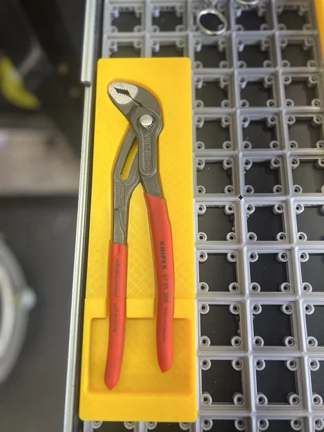 Khay 3D đựng kìm Knipex Cobra 87-01-250 hệ Gridfinity - Image 1