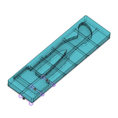 Khay 3D đựng kìm Knipex Cobra 87-01-250 hệ Gridfinity
