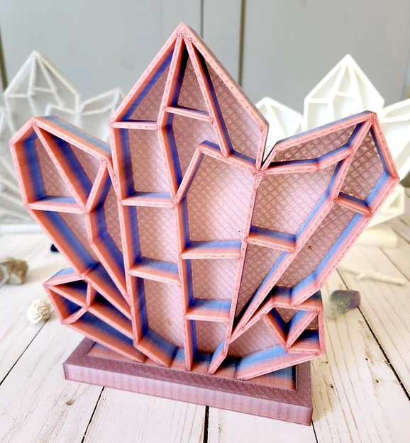 Kệ Trưng Bày Pha Lê Nhỏ (Small Crystal Display Shelf) - Image 1