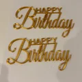 Mẫu in 3D phụ kiện cắm trang trí bánh sinh nhật Happy Birthday - Thumbnail 3
