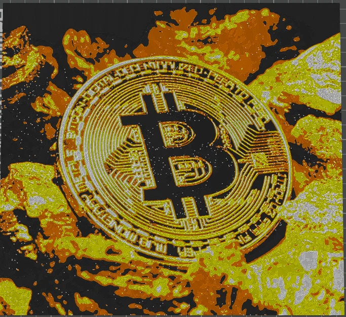 Hueforge - Bitcoin Over Gold - Image 2