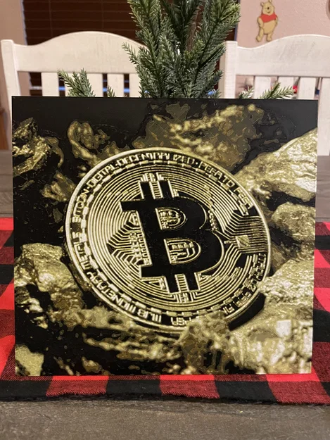 Hueforge - Bitcoin Over Gold - Image 3