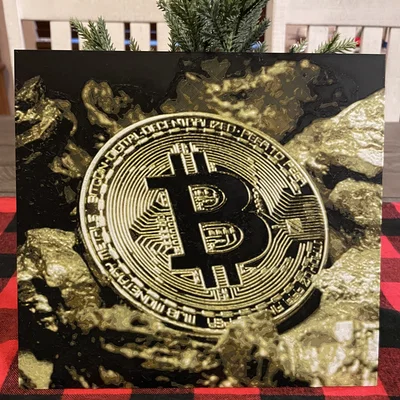 Hueforge - Bitcoin Over Gold