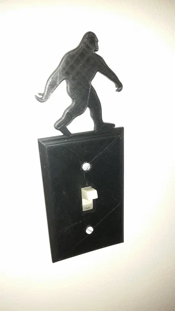 Ốp công tắc đèn gạt Sasquatch (Sasquatch toggle light switch cover) - Image 1