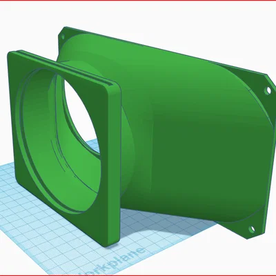 Bộ khung hút khói 3D 2 quạt 120mm tích hợp lọc than hoạt tính