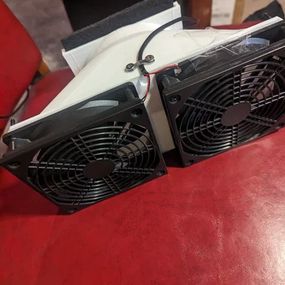 Bộ khung hút khói 3D 2 quạt 120mm tích hợp lọc than hoạt tính