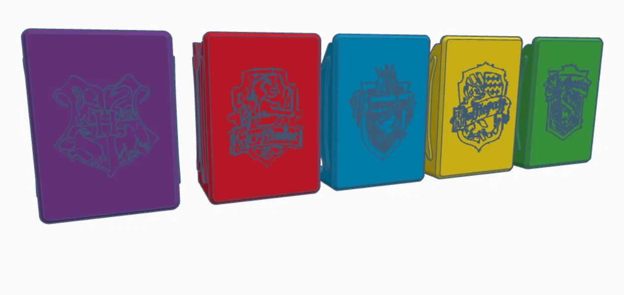 Hộp đựng bài Uno Harry Potter (Hogwarts & 4 Nhà) - Image 1