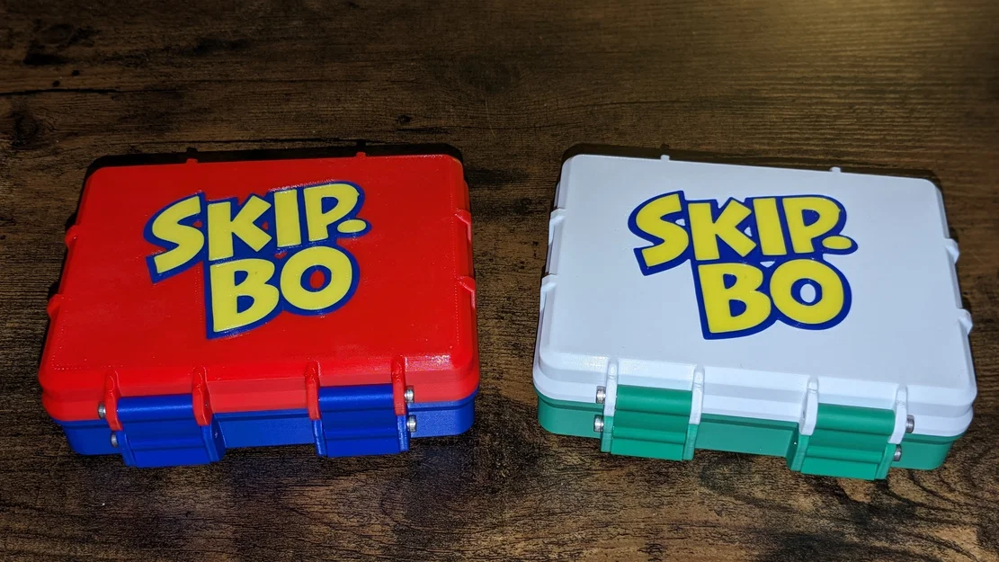Hộp đựng bài Skip-Bo in 3D siêu bền, thiết kế tùy chỉnh đa màu - Image 1