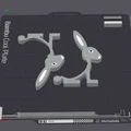 Mô hình chú thỏ 3D đựng trứng Kinder Surprise cực dễ thương - Thumbnail 5
