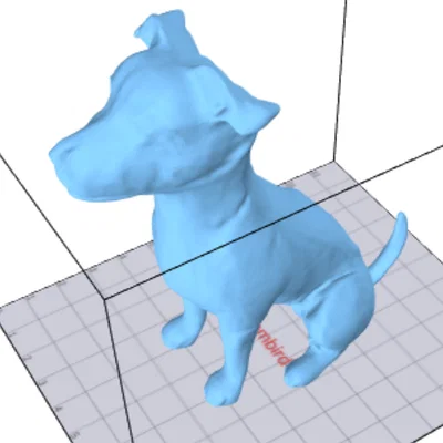 Mô hình chú chó Jack Russell Terrier xinh xắn in 3D