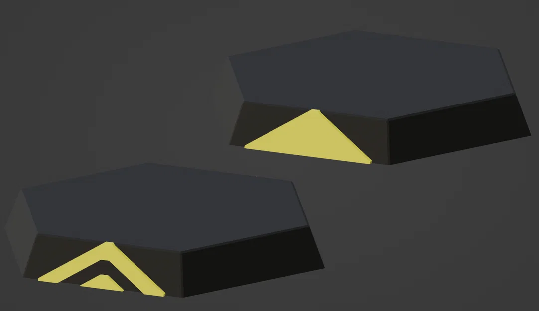 Đế Hex 30mm họa tiết mũi tên cho Battletech, v.v. - Image 2