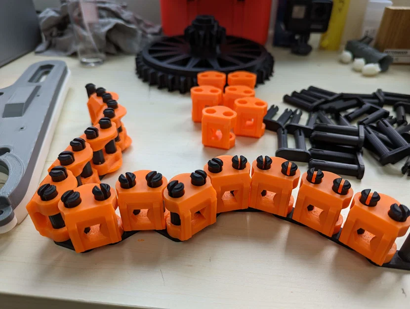 Chain Drive Worx Landroid Robot - Bộ truyền động xích in 3D cho robot cắt cỏ - Image 4