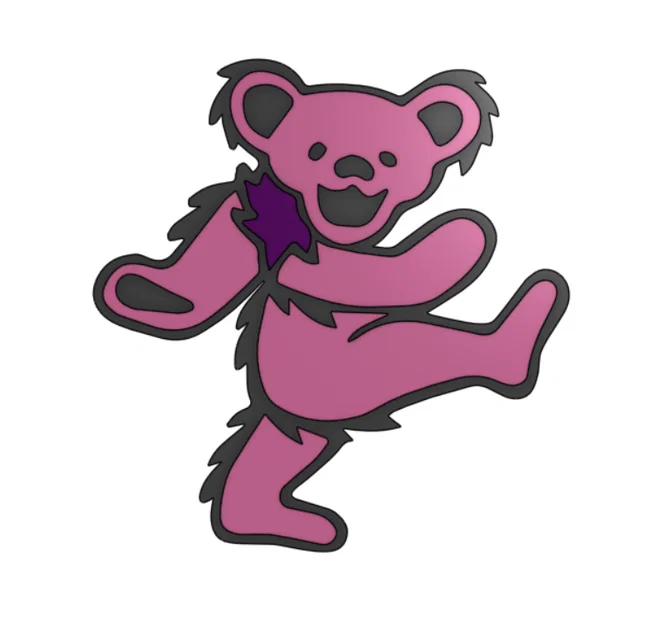 Nam châm Gấu Nhảy Grateful Dead (5/5) - Image 2