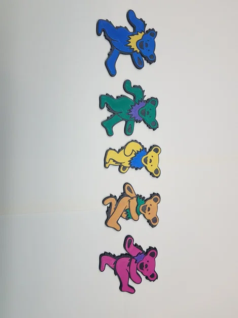 Nam châm Gấu Nhảy Grateful Dead (5/5) - Image 4