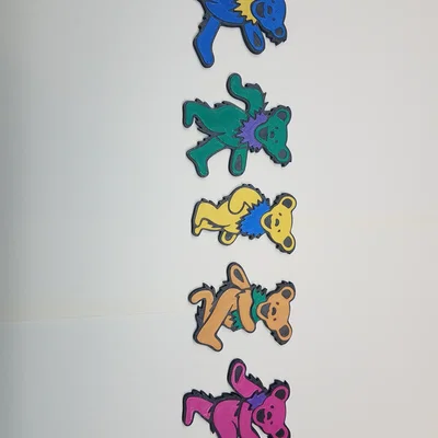 Nam châm Gấu Nhảy Grateful Dead (5/5)