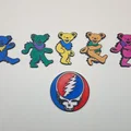 Nam châm Gấu Nhảy Grateful Dead (5/5) - Thumbnail 5