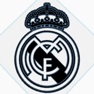 Mô hình logo huy hiệu Real Madrid 2D trang trí siêu đẹp