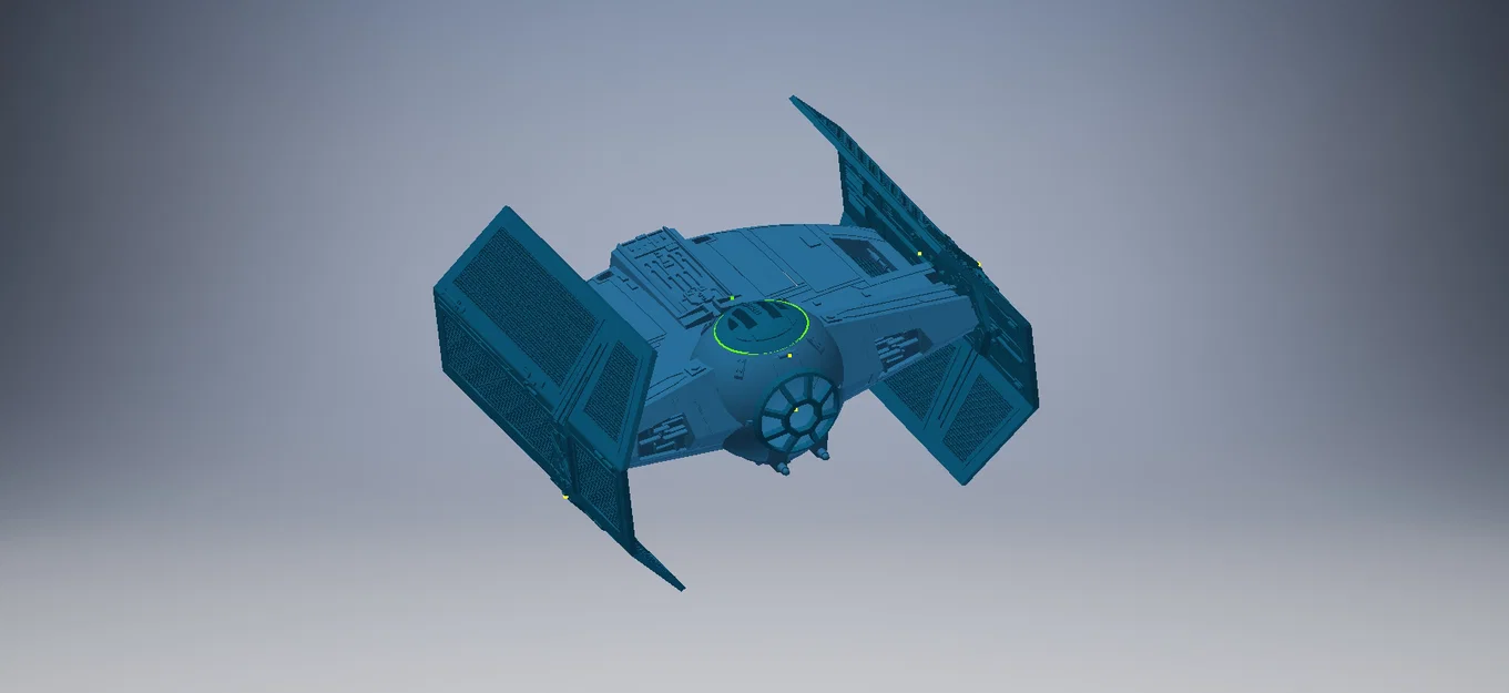 Mô hình 3D TIE Fighter của Darth Vader cực chất cho fan Star Wars - Image 1