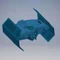 Mô hình 3D TIE Fighter của Darth Vader cực chất cho fan Star Wars - Thumbnail 1