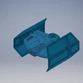 Mô hình 3D TIE Fighter của Darth Vader cực chất cho fan Star Wars - Thumbnail 2