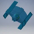 Mô hình 3D TIE Fighter của Darth Vader cực chất cho fan Star Wars - Thumbnail 3